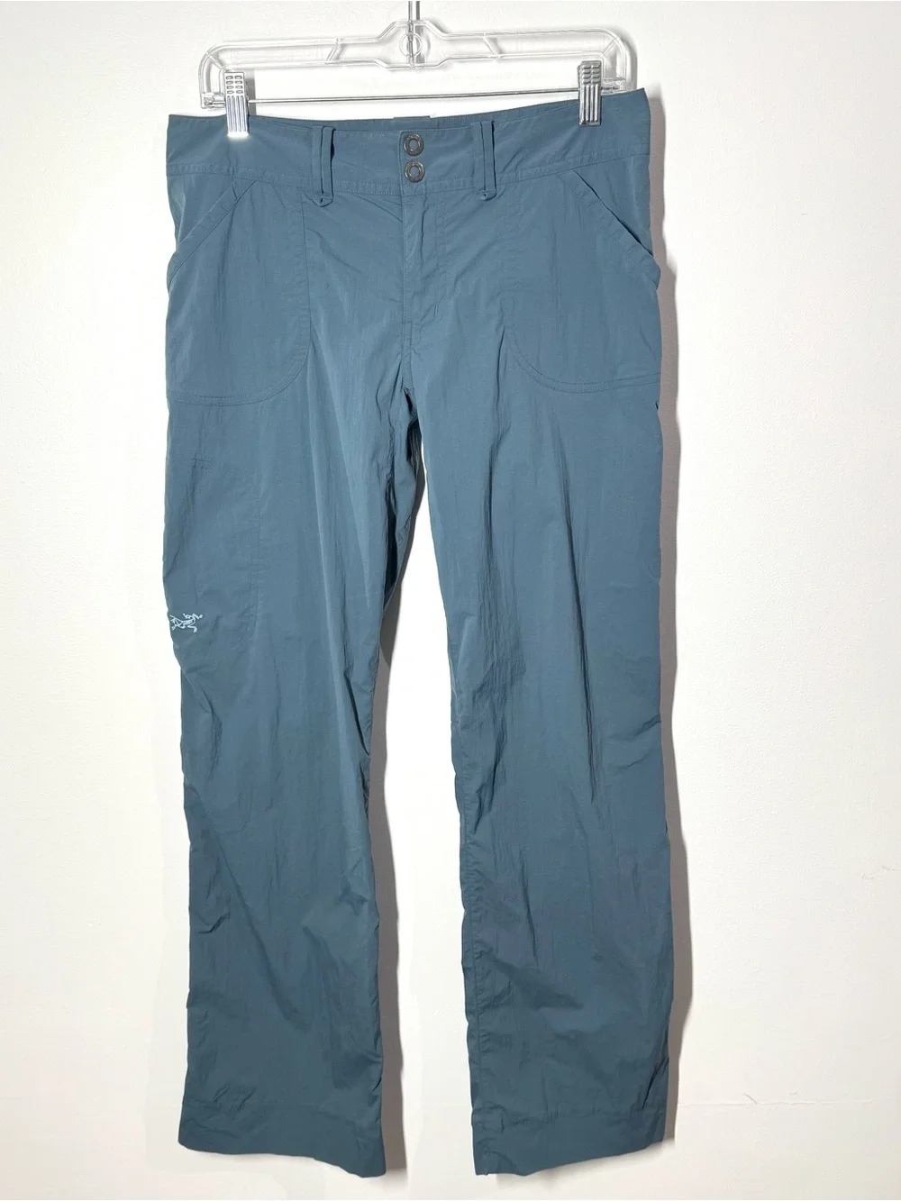 Arcteryx Parapet Trail Pants Women's 6 Blue Hiking Outdoors Gorpcore Low Rise - Picture 2 of 11